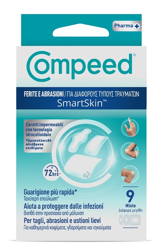 Compeed cerotti ferite e abrasioni misto 9 pezzi