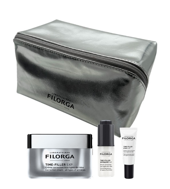Filorga Time-Filler Cofanetto Regalo Trattamento Antirughe con Pochette in Regalo