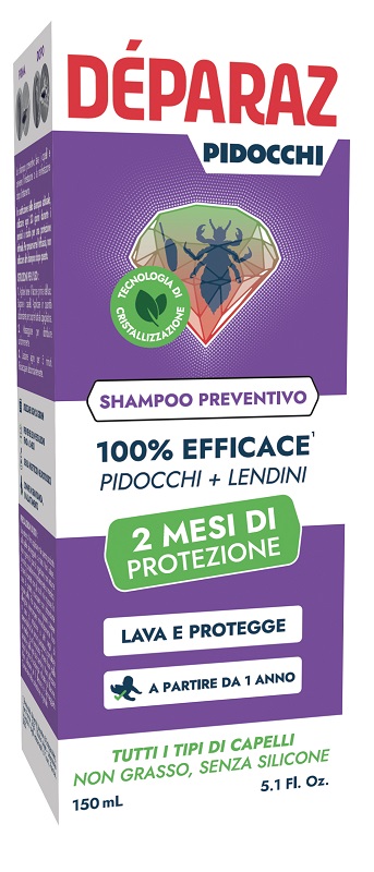 Deparaz shampoo preventivo anti pidocchio 150 ml
