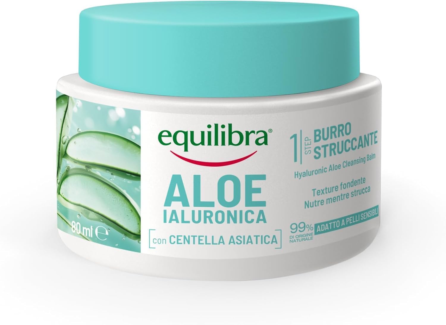 Equilibra aloe ialuronica burro struccante 80 ml