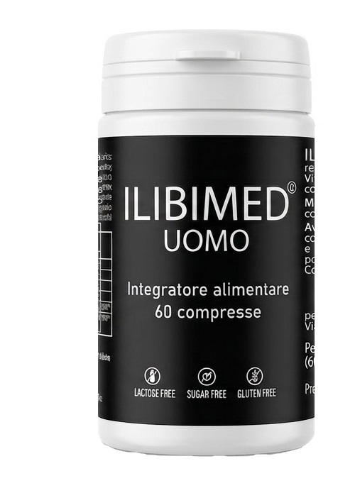 Ilibimed uomo 60 compresse 1 g senza glutine senza lattosio senza zuccheri