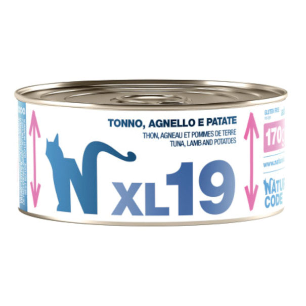 Natural line tonno agnello patate 170 g