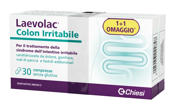 Chiesi Italia Spa Laevolac Colon Irritabile 30 Compresse Senza Glutine Bipacco - Immagine 1