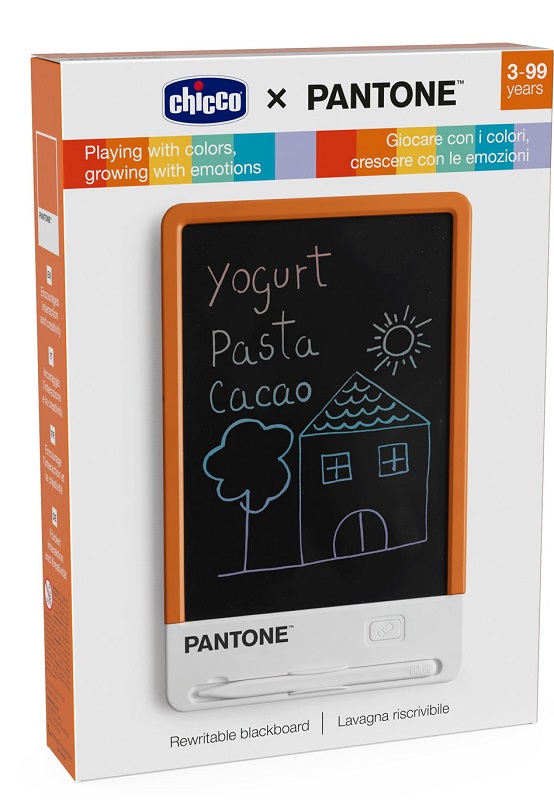 Chicco Gioco Pantone Lavagna Riscrivibile Arancia