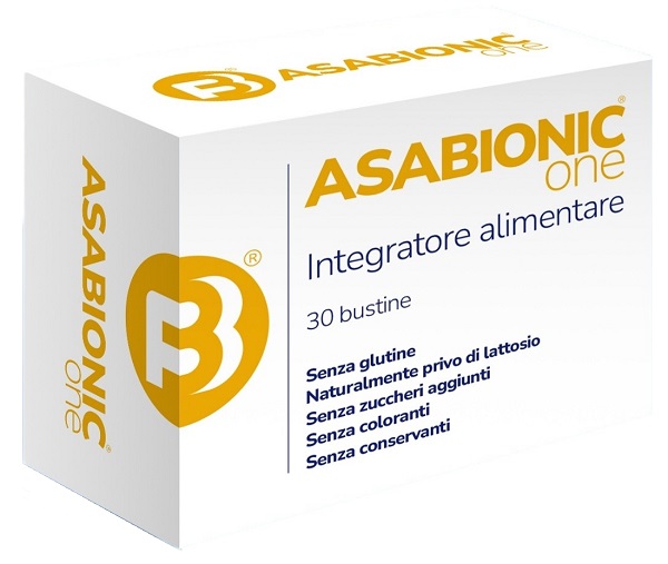 Asabionic one 30 bustine 4,27 g senza glutine naturalmente privo di lattosio