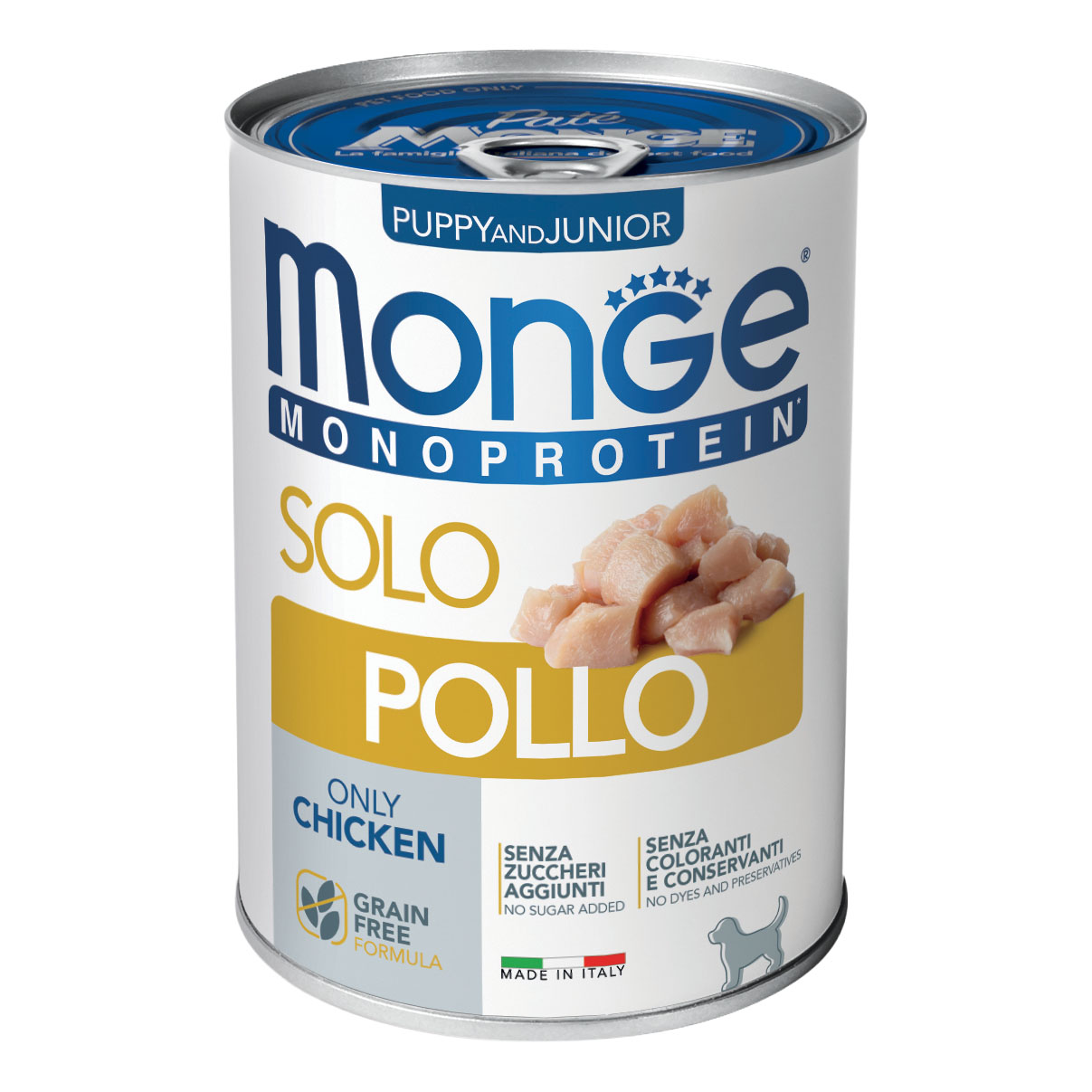 Monge monoprotein puppy solo pollo 400 g