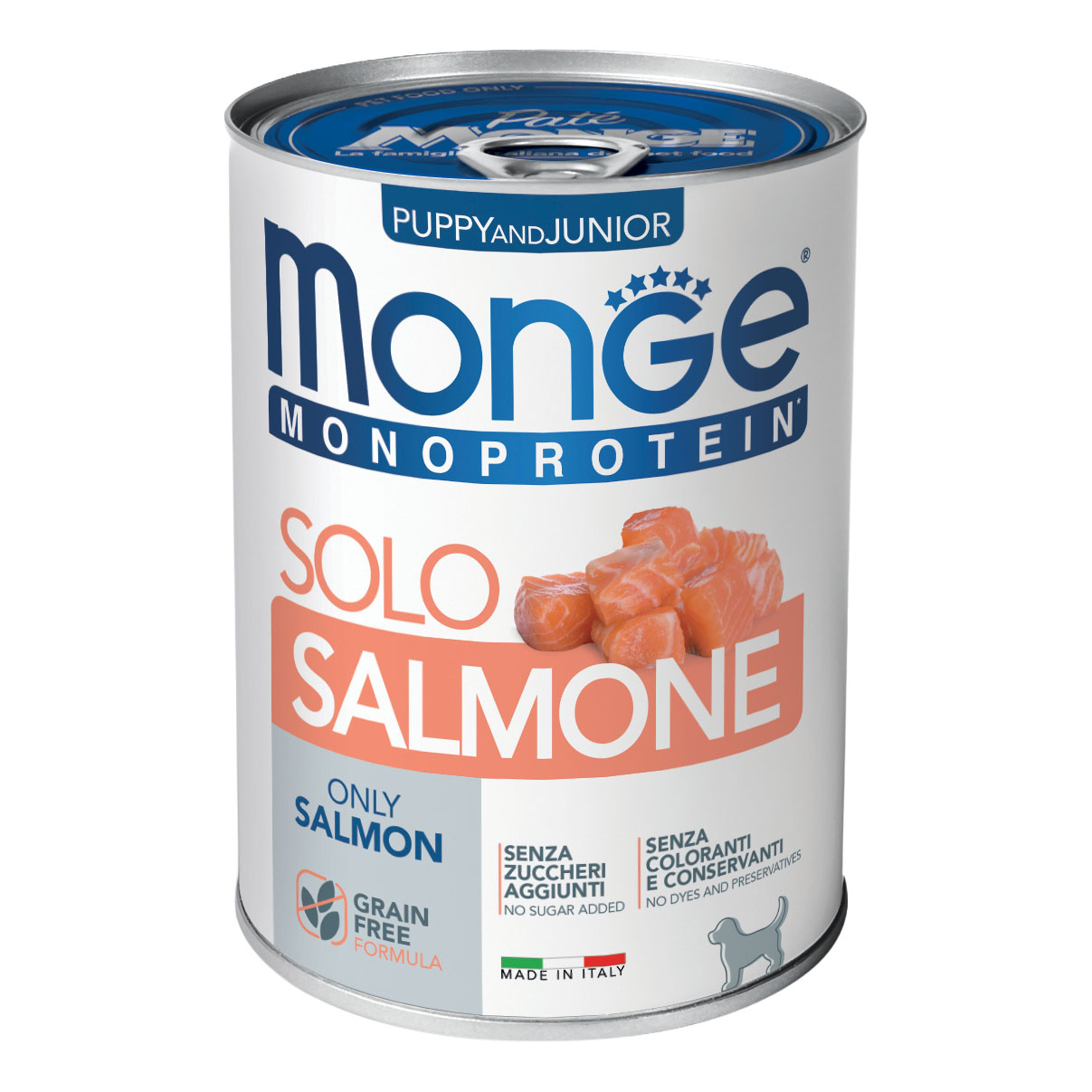 Monge monoprotein puppy solo salmone 400 g