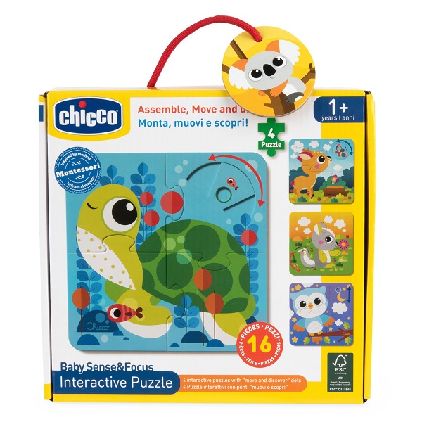 Chicco gioco baby sense&focus puzzle interattivo