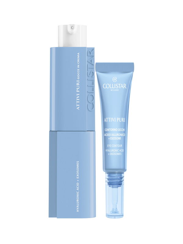 Cofanetto 1 gocce in crema acido ialuronico 30 ml + 1 contorno occhi acido ialuronico 15 ml