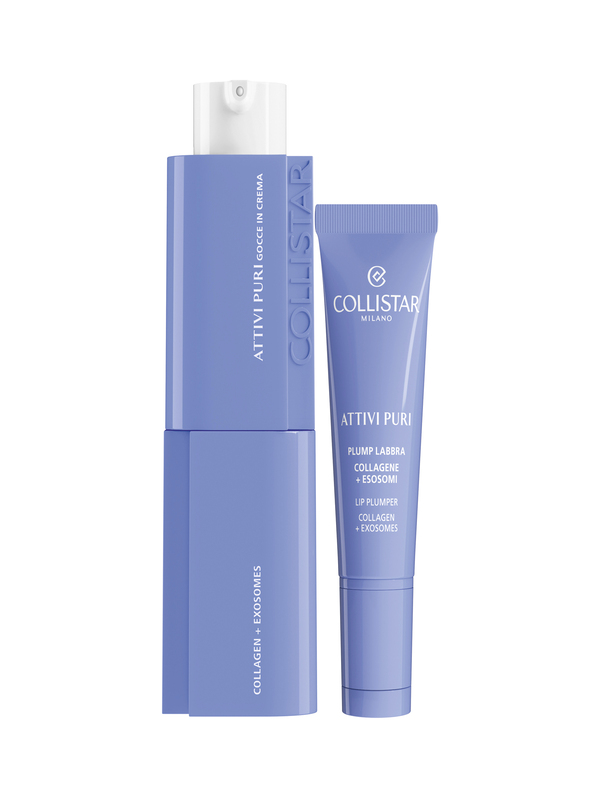 Cofanetto 1 gocce in crema collagene 30 ml + 1 plump labbra collagene 10 ml