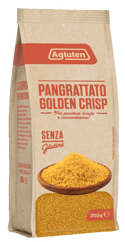Nove Alpi Srl Agluten Pangrattato Golden Crisp 250 G - Immagine 3