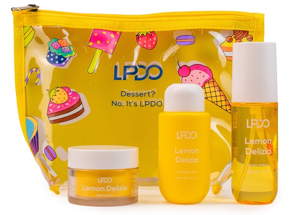 Lpdo summer kit lemon delizia 1 body spray 90 ml + 1 shower gel 90 ml + 1 body cream 50 ml