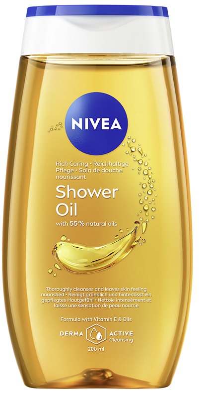Nivea shower oil natural oils 200 ml