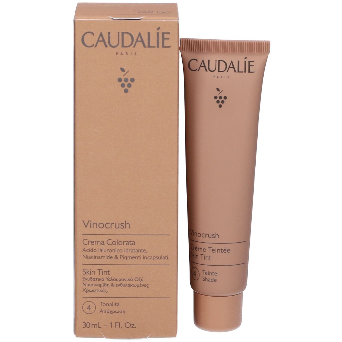 Caudalie Vinocrush Crema Colorata 30 ml Tonalità 4
