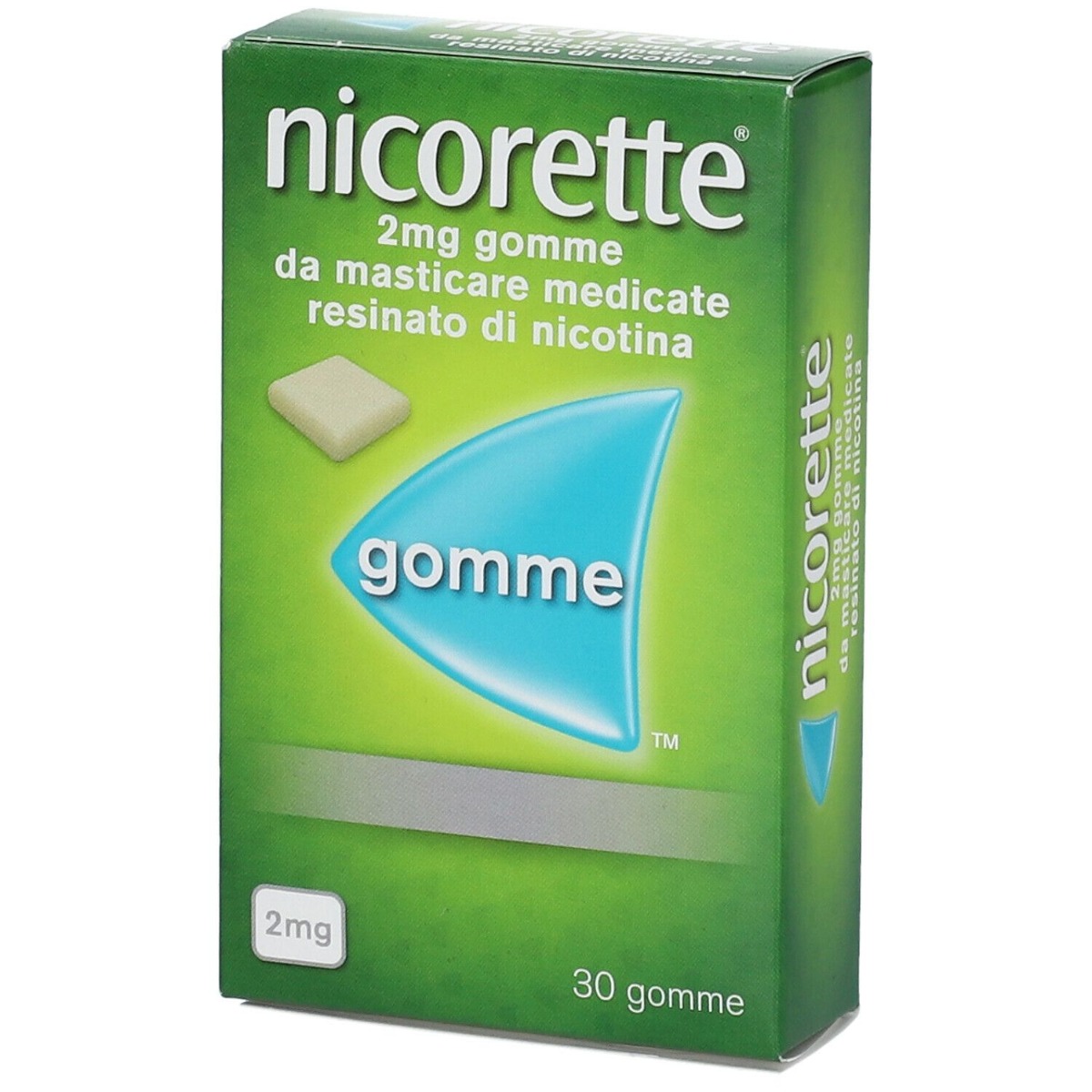 Nicorette 2 mg Gomme Masticabili Per Smettere Di Fumare 30 Pezzi