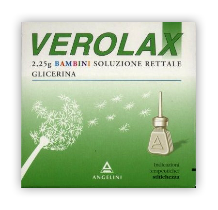 Verolax bambini 6 clismi rettali 2,25g
