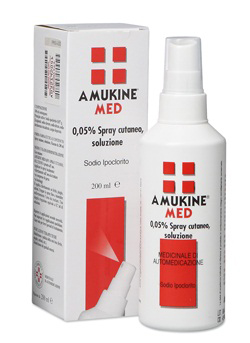 Amukine med spray cutaneo 200 ml 0,5%