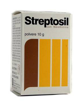 Streptosil neomicina polvere cutanea 10 g
