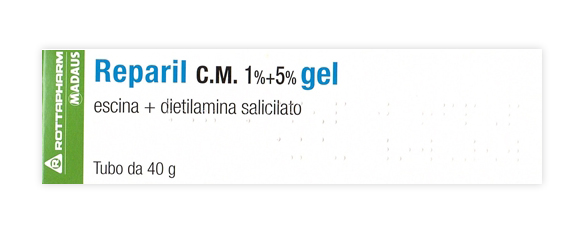 Reparil gel c.m. 40 g 1%+5%