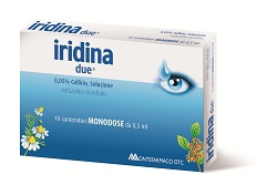 Iridina Due Collirio Monodose 10 Flaconi 0,5ml 0,05 