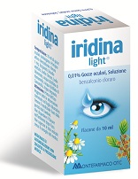 Iridina Light Collirio 0,1ml/ml Benzalconio Cloruro Disinfezione Mucosa Oculare 10 ml