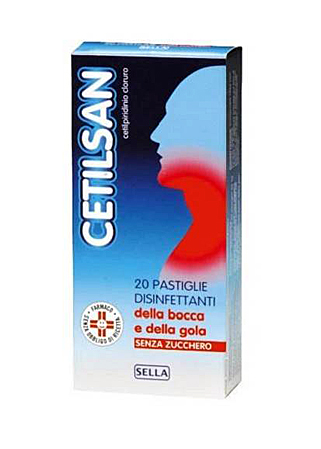 Cetilsan 20 Pastiglie 3mg Senza Zucchero