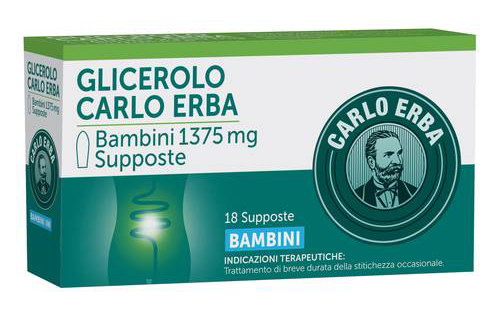 Glicerolo18 Supposte Stitichezza Bambini Occasionale
