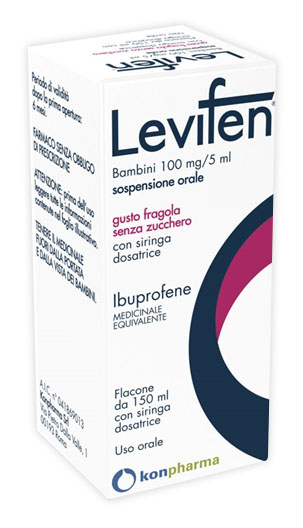 Levifen sosp.fragola 100mg/5ml