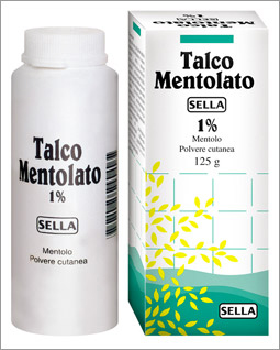 Talco mentol.1% 100g sella
