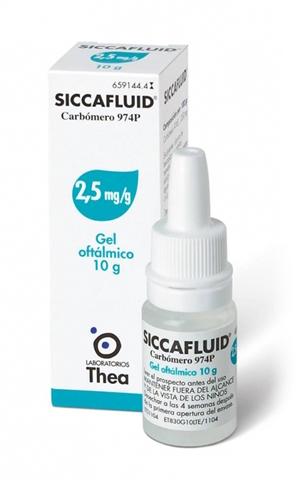 Siccafluid gel oftalmico