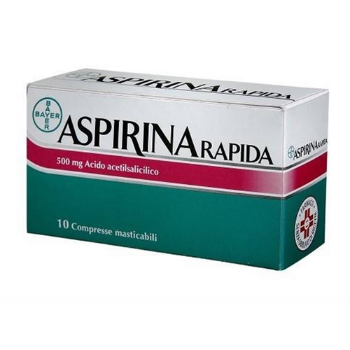 Aspirina rapida 10 compresse masticabili 500mg