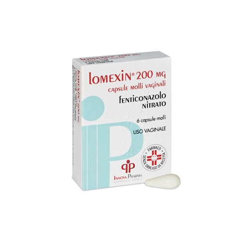 Lomexin 6capsule Molli Vag 200mg