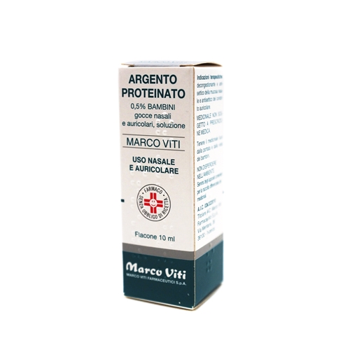 Argento Proteinato 0,5% gocce viti