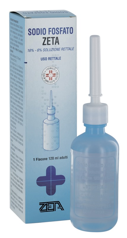 Sodio Fosfato Zeta Adulti 16%-6% Soluzione Rettale 120 ml