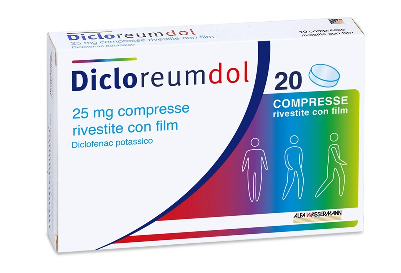 Dicloreum-dolore 20 Compresse 25mg