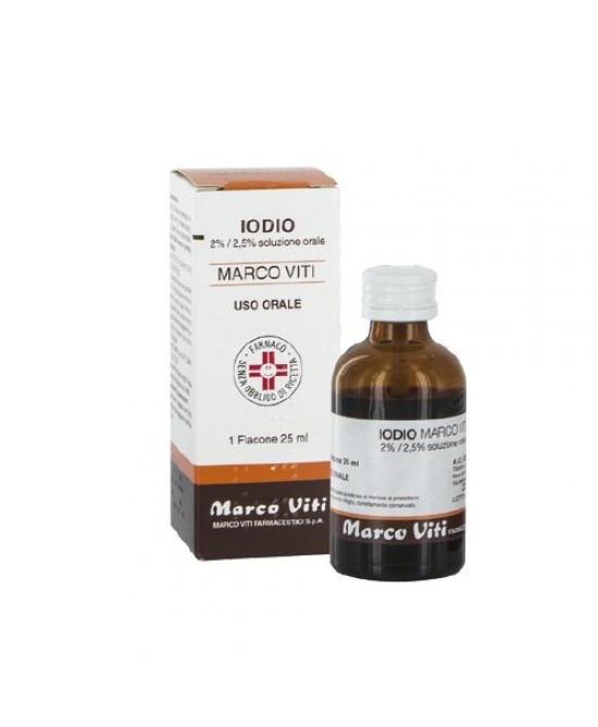 Iodio Marco Viti 2%/2,5% Soluzione Orale 25 ml