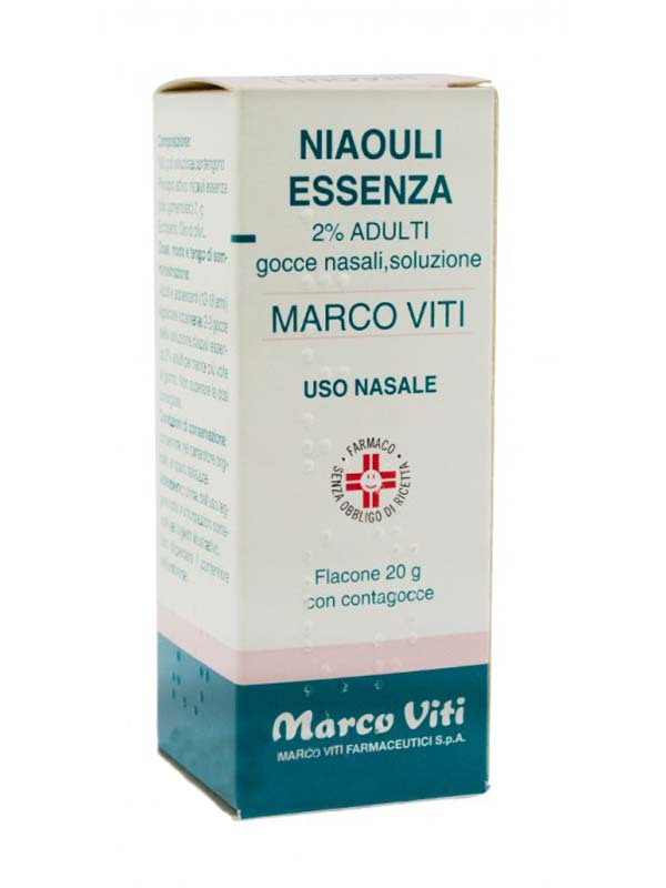 Olio Gomenol.2% Gocce 20ml Viti