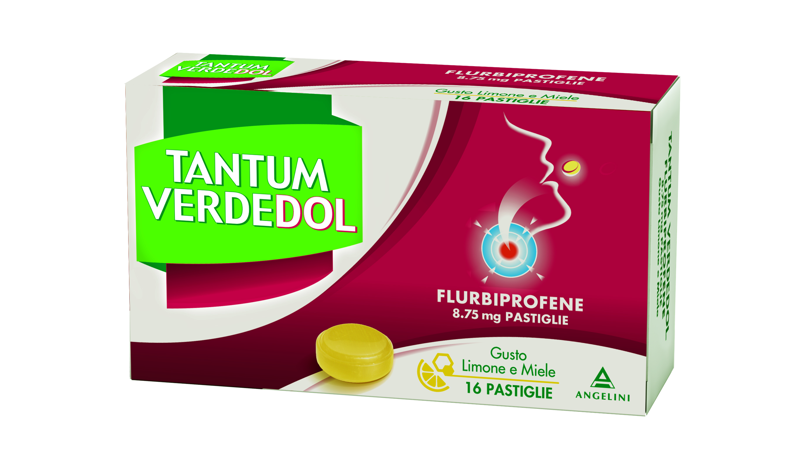 Tantum Verdedol Gusto Limone 16 Pastiglie