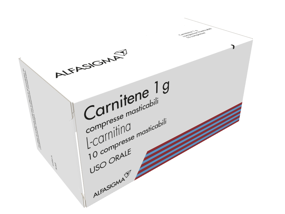 Carnitene 10 compresse Masticabili 1g