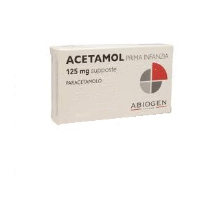 Acetamol Prima Infanzia 10 Supposte 125mg