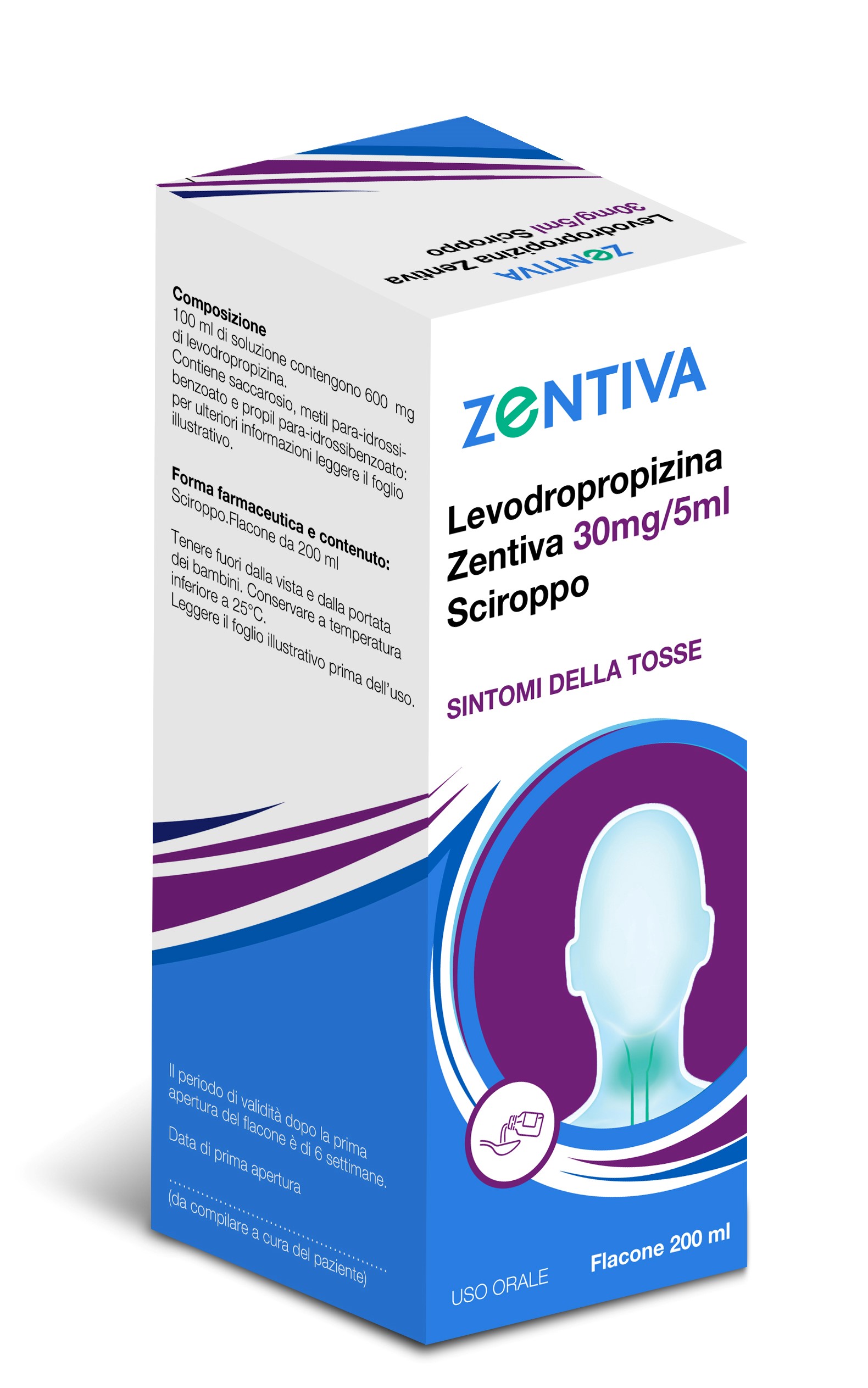 Levodropropizina Sciroppo 200mlztv
