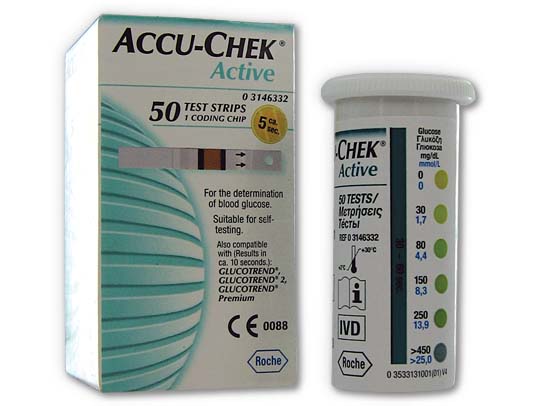 Accu-chek Active Strips 50pezzi