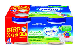 Mellin omogeneizzato agnello 4x80g