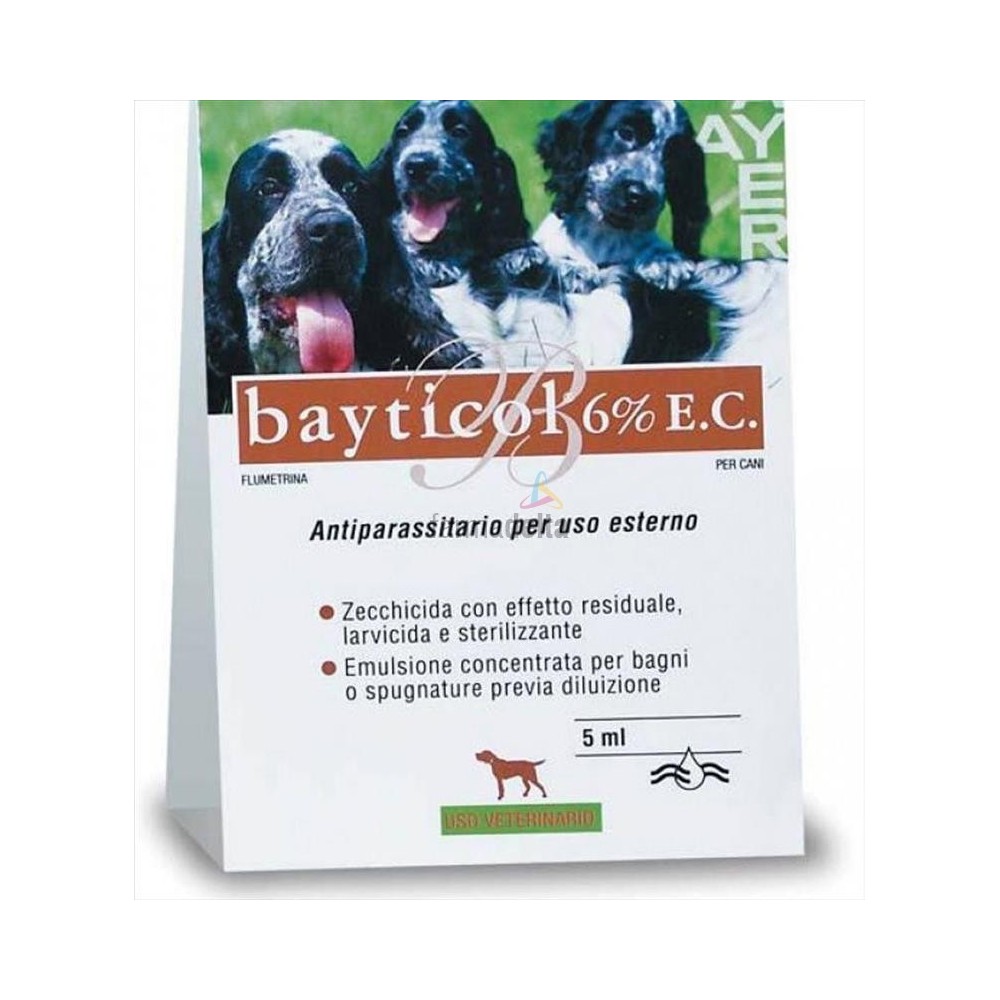 Bayticol 6%e.c. flaconcini vetro 5ml