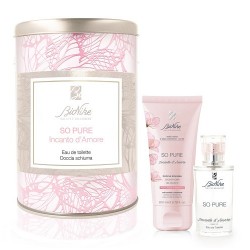 Bionike so pure incanto d'amore kit natale 2021 - ea the toilette 50 ml - doccia schiuma 200 ml