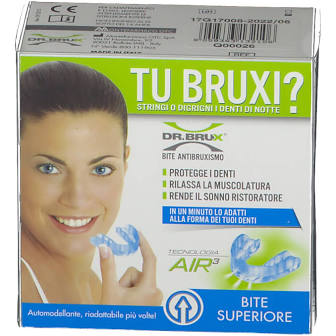 Dr brux bite notte superiore verde