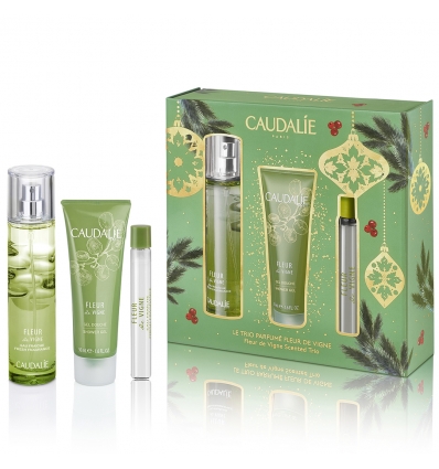 Caudalie Cofanetto Fleur De Vigne 2021 - Acqua Fresca profumata 50 ml + Gel doccia 50 ml + Acqua Fresca Roll-on 10 ml-image