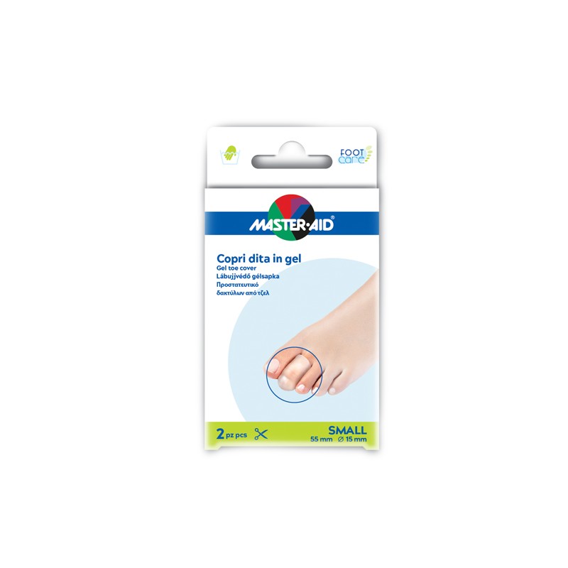 Copri dita master-aid in gel s 2 pezzi