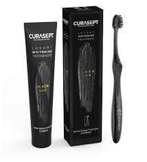 Curasept black lux dentifricio+spazzolino