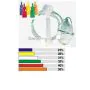 Maschera venturi con raccordi colorati thumbnail